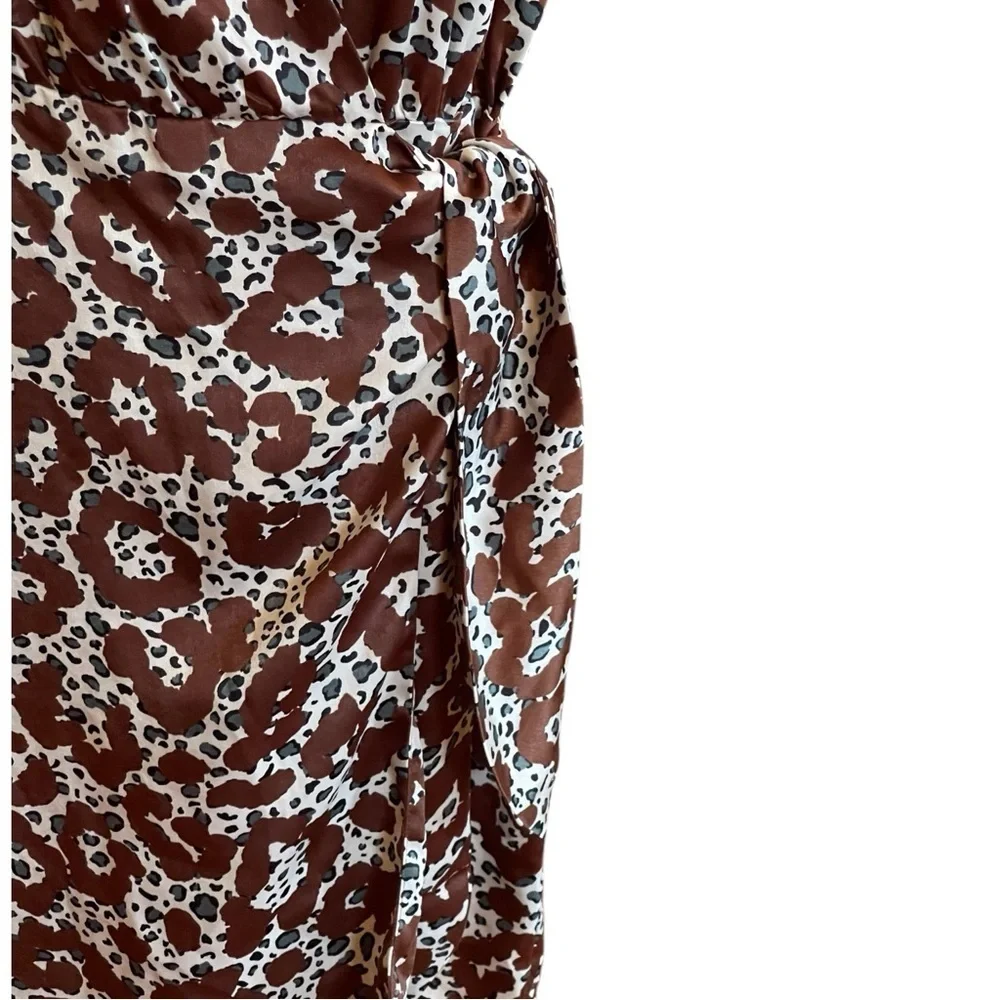 MOON RIVER MULTI PRINT SHEATH DRESS SZ LG - Picture 3 of 9